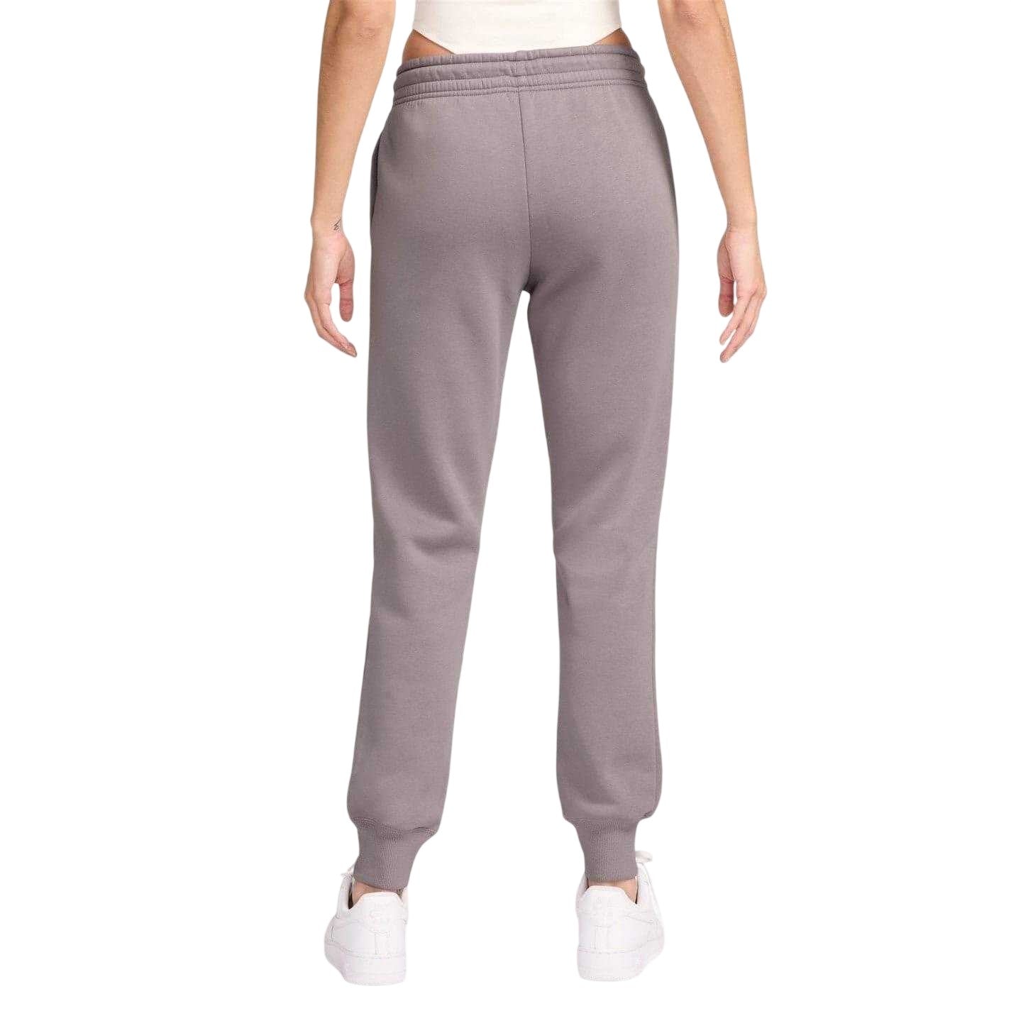 Pink - Back - Nike Womens-Ladies Phoenix Mid Rise Athletic Sweatpants