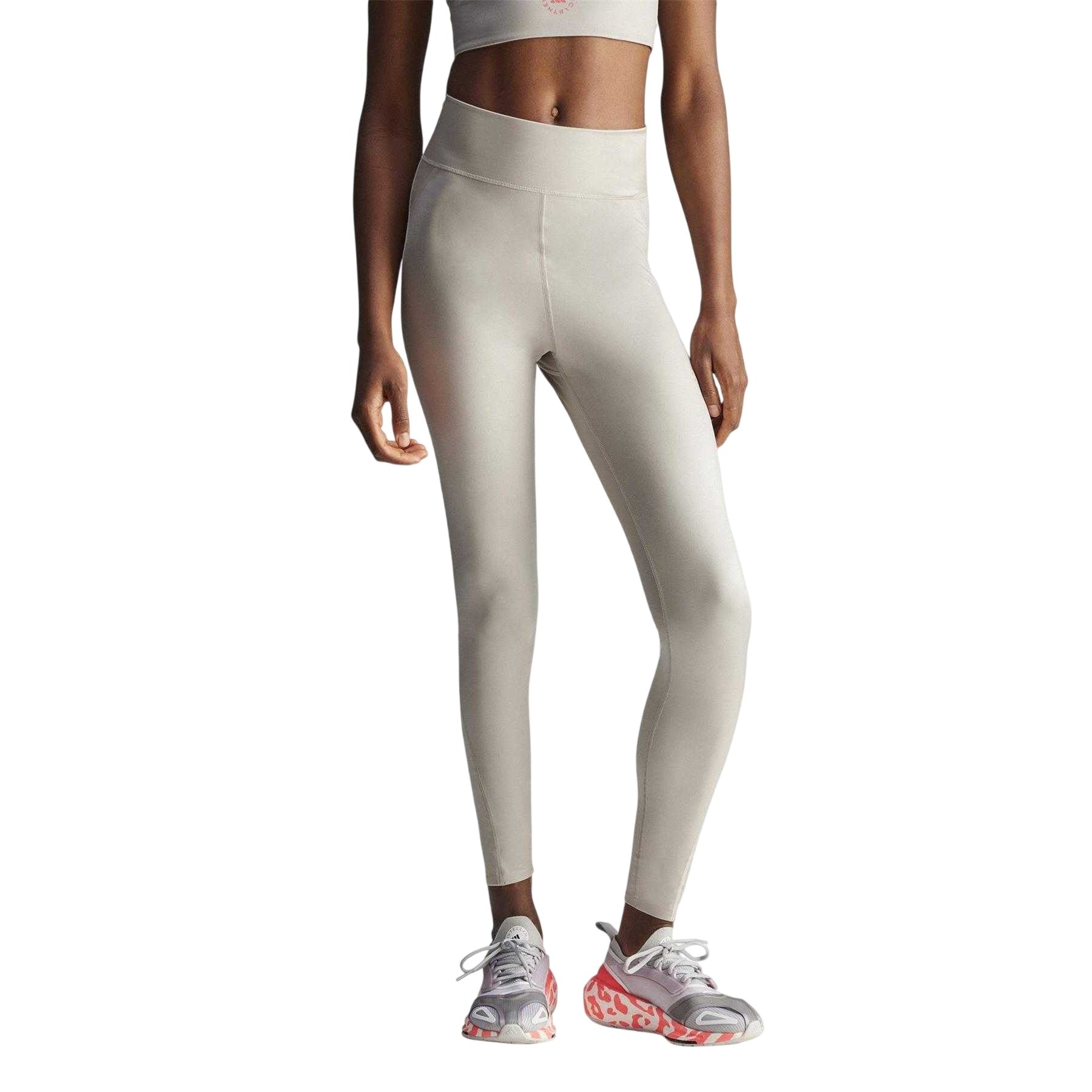 Clear Grey - Side - Adidas Womens-Ladies Performance Leggings