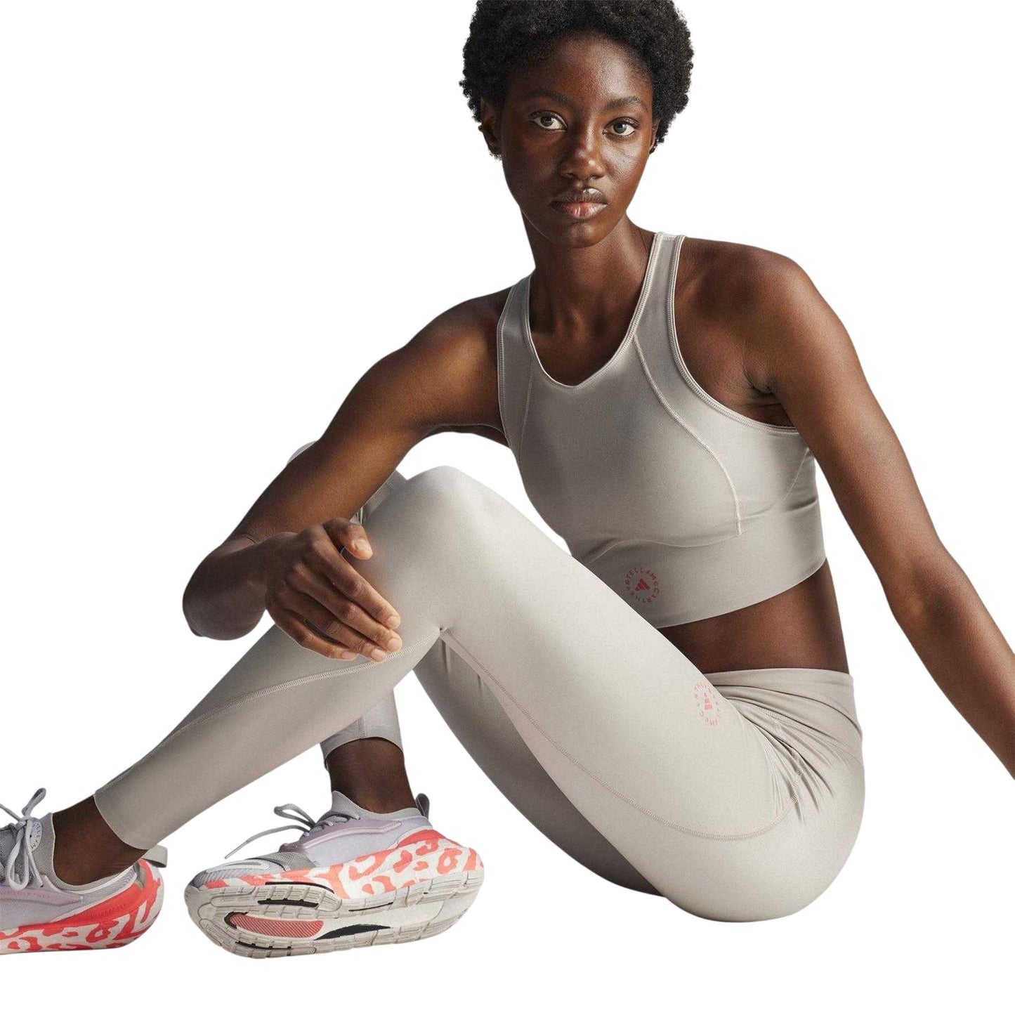 Clear Grey - Lifestyle - Adidas Womens-Ladies Performance Leggings