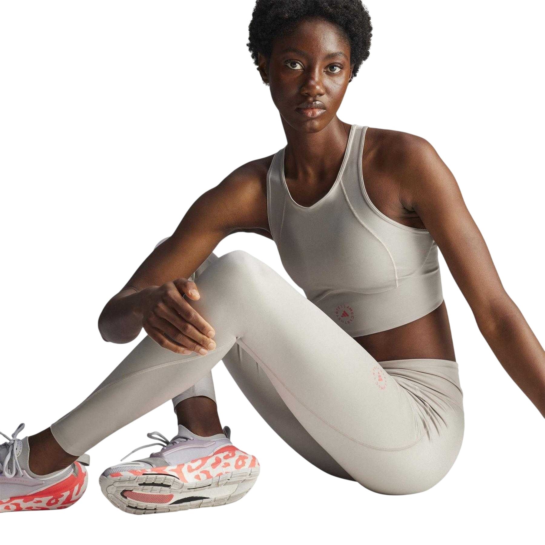 Clear Grey - Lifestyle - Adidas Womens-Ladies Performance Leggings