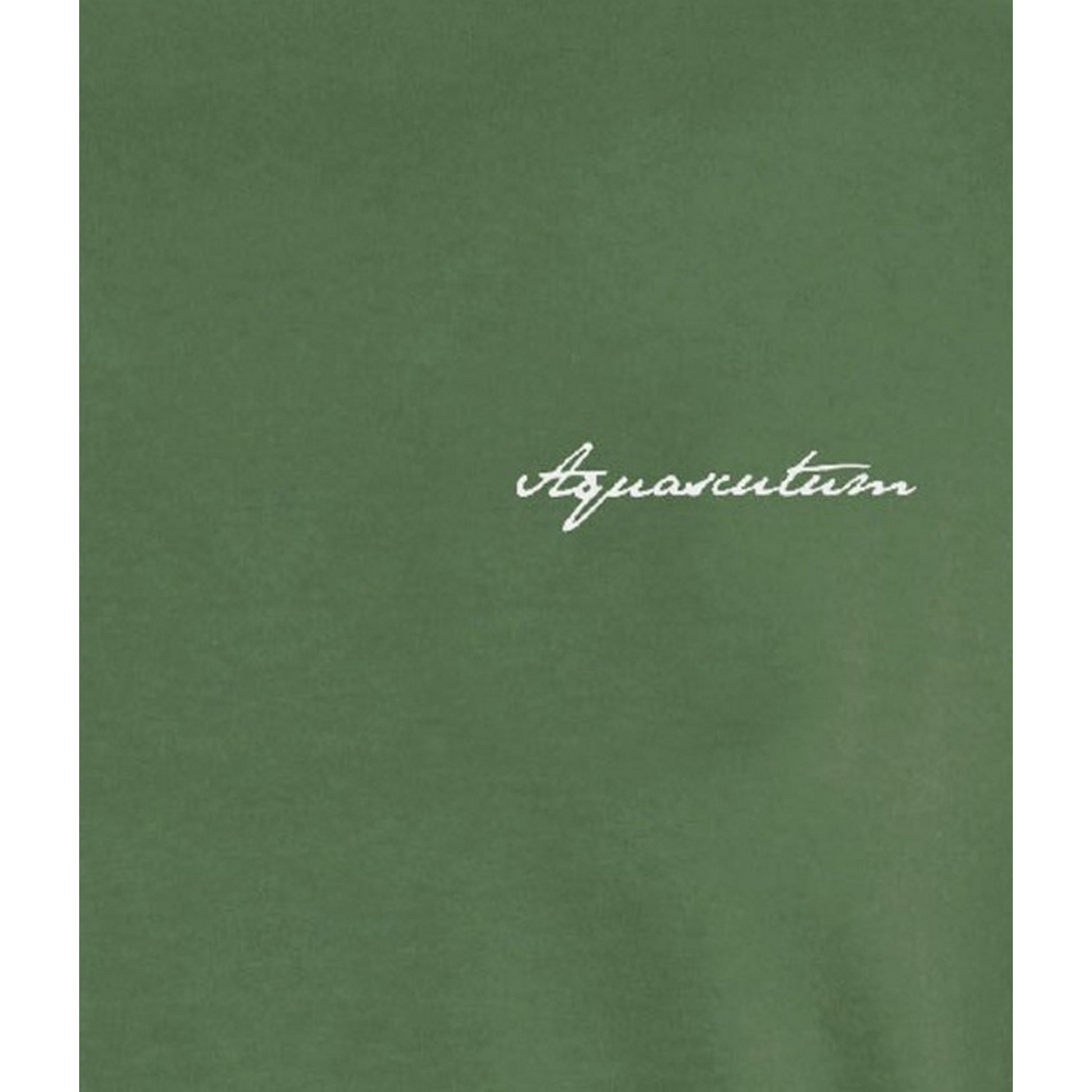 Military Green - Side - Aquascutum Mens Embroidered Logo Cotton T-Shirt