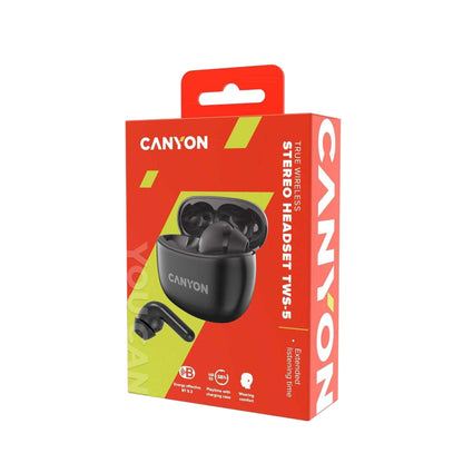 Black - Pack Shot - Canyon Wireless Earbuds