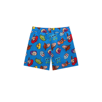 Blue - Back - Toy Story Childrens-Kids Swim Shorts