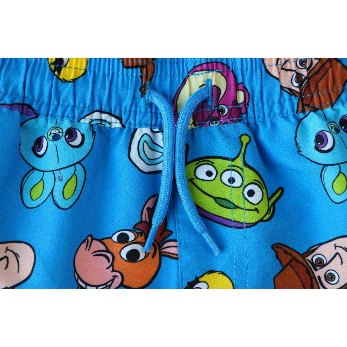 Blue - Side - Toy Story Childrens-Kids Swim Shorts