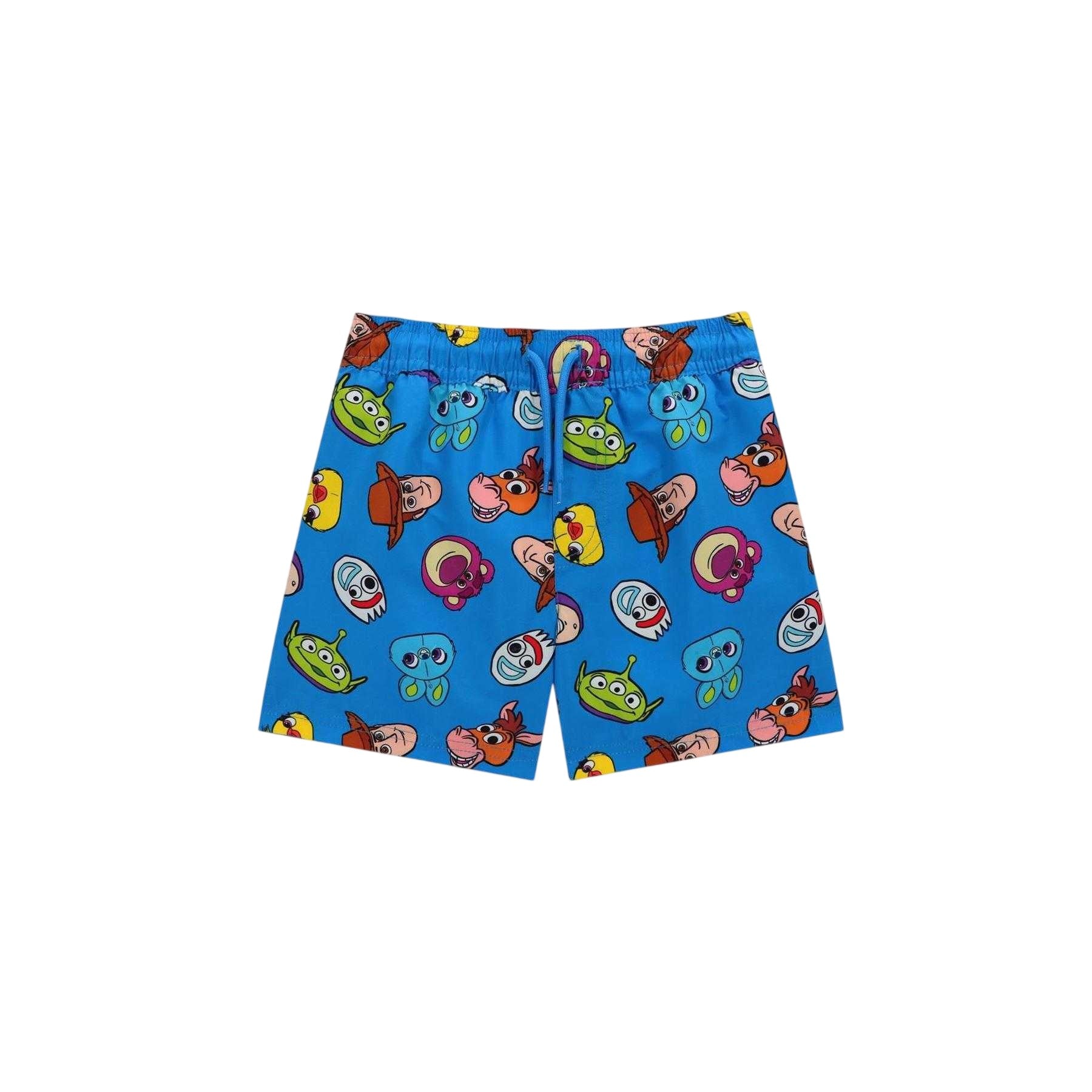Blue - Front - Toy Story Childrens-Kids Swim Shorts