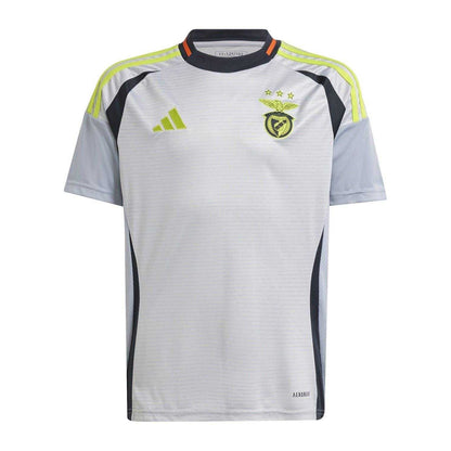 Grey - Front - Adidas Childrens-Kids 2024-2025 SL Benfica Football Shirt