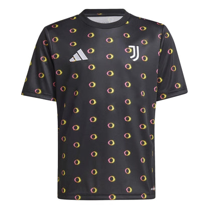 Black - Front - Adidas Childrens-Kids 2024-2025 Juventus FC Football Shirt