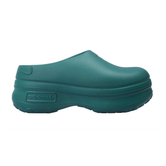 Green - Front - Adidas Womens-Ladies Stan Smith Platform Mules