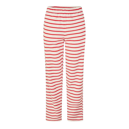 Poppy Red - Front - Pieces Womens-Ladies Sweatpants