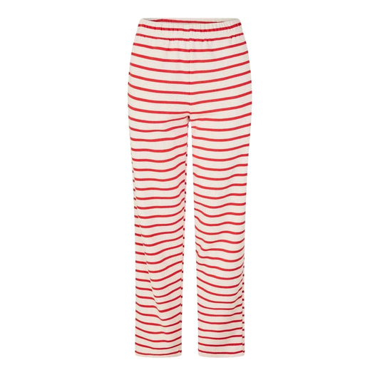 Poppy Red - Front - Pieces Womens-Ladies Sweatpants