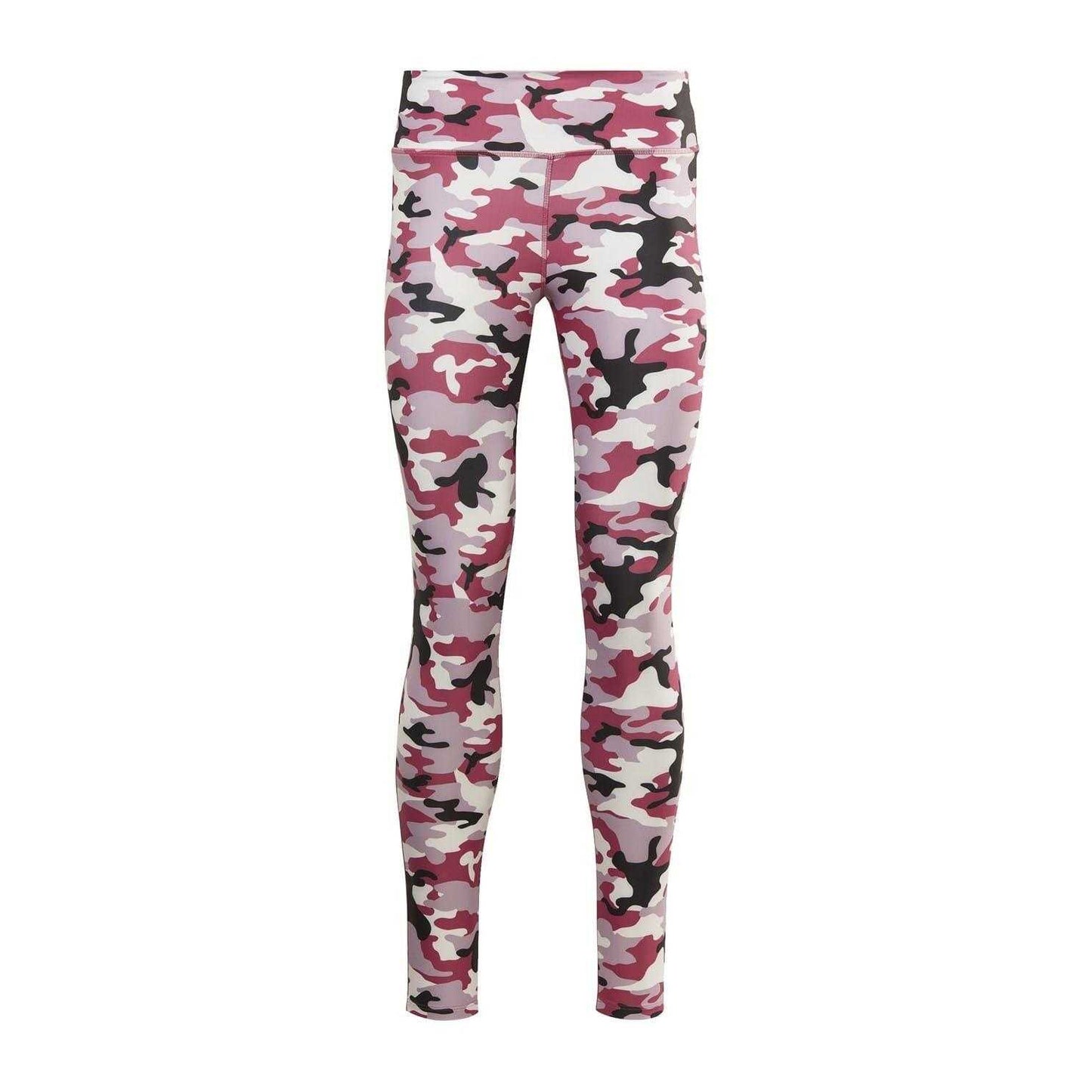 Pink - Front - Reebok Womens-Ladies Camouflage Leggings