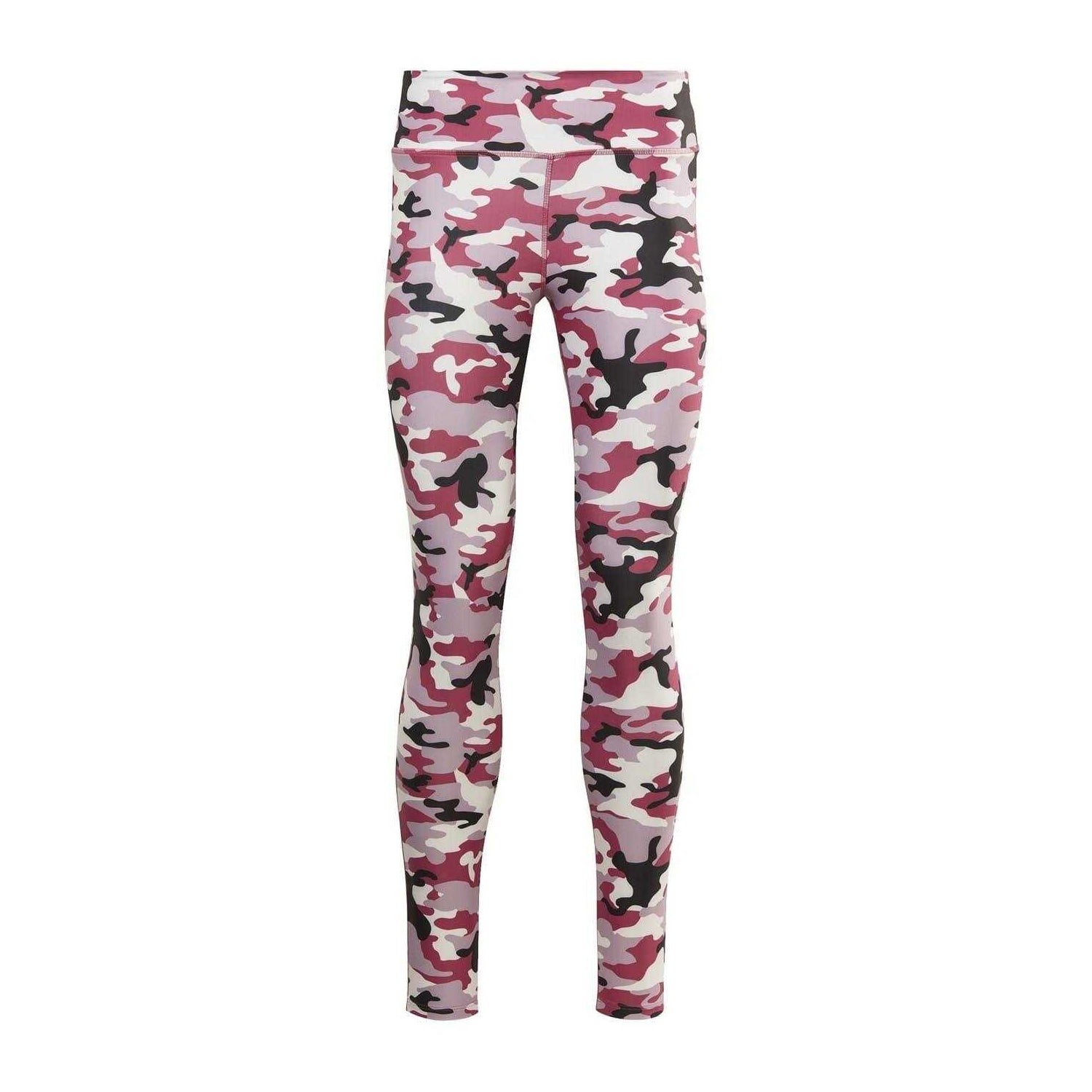 Pink - Front - Reebok Womens-Ladies Camouflage Leggings