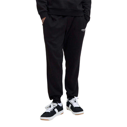 Black Melange - Lifestyle - Jack And Jones Mens Slim Joggers (Pack of 2)