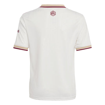 White-Red - Back - Adidas Childrens-Kids 2025-2026 Arsenal FC Football Shirt
