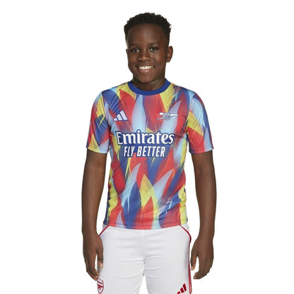 Blue - Side - Adidas Childrens-Kids 2025-2026 Arsenal FC Football Shirt