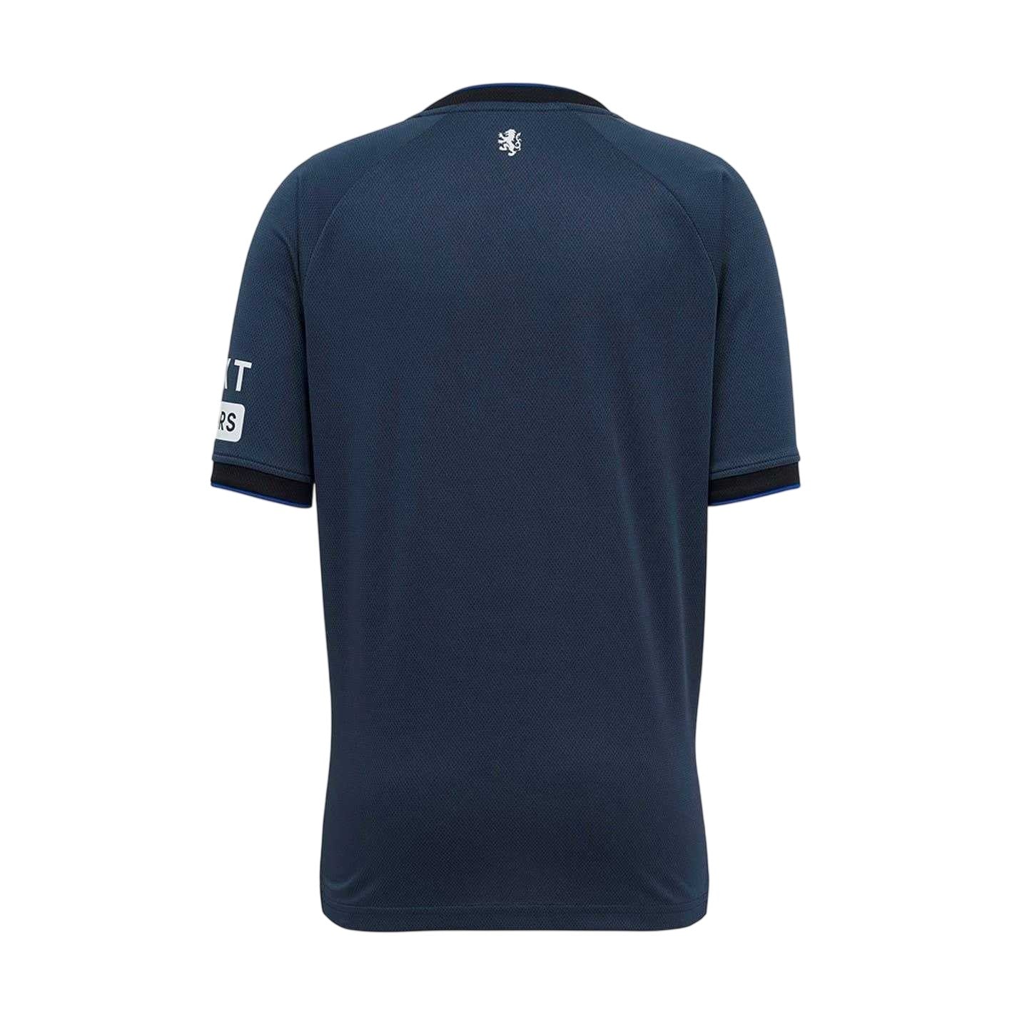 Black - Back - Umbro Childrens-Kids 2025-2026 Rangers FC Football Shirt