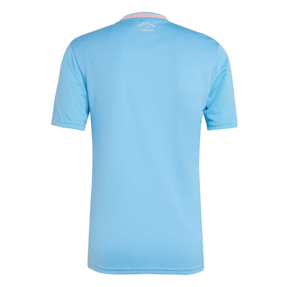 Blue - Back - Adidas Childrens-Kids 2025-2026 Inter Miami CF Football Shirt