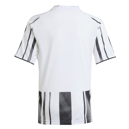 White - Back - Adidas Childrens-Kids 2025-2026 Juventus FC Home Shirt