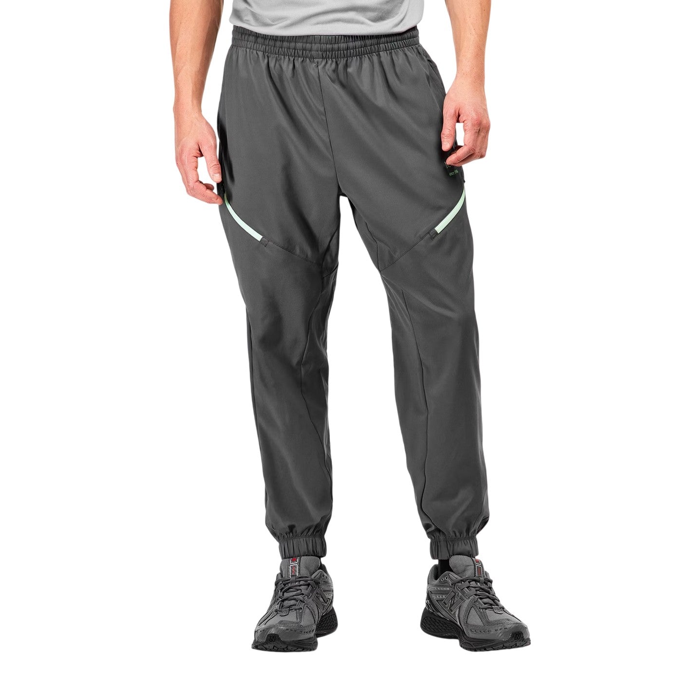 Graphite - Side - New Balance Mens Accelerate Slim Joggers