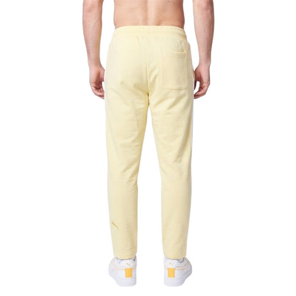 Yellow - Back - Native Youth Mens Side Stripe Slim Joggers