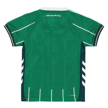 Green - Back - Hummel Childrens-Kids 2025-2026 SV Werder Bremen Short-Sleeved Football Shirt