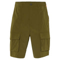 Olive - Front - Timberland Mens Leather Badge Water Repellent Cargo Shorts