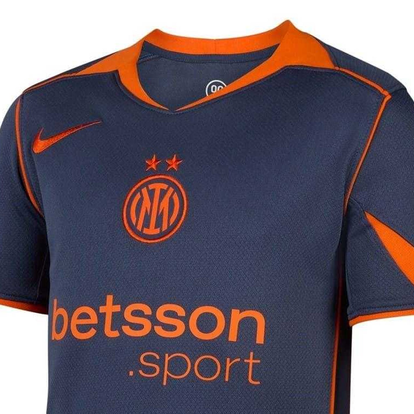 Blue-Orange - Side - Nike Childrens-Kids 2025-2026 Inter Milan FC Football Jersey
