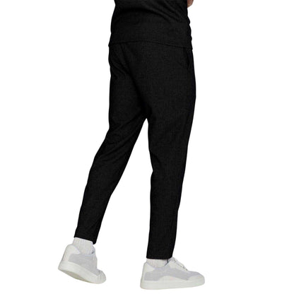Black - Back - SikSilk Mens Joggers