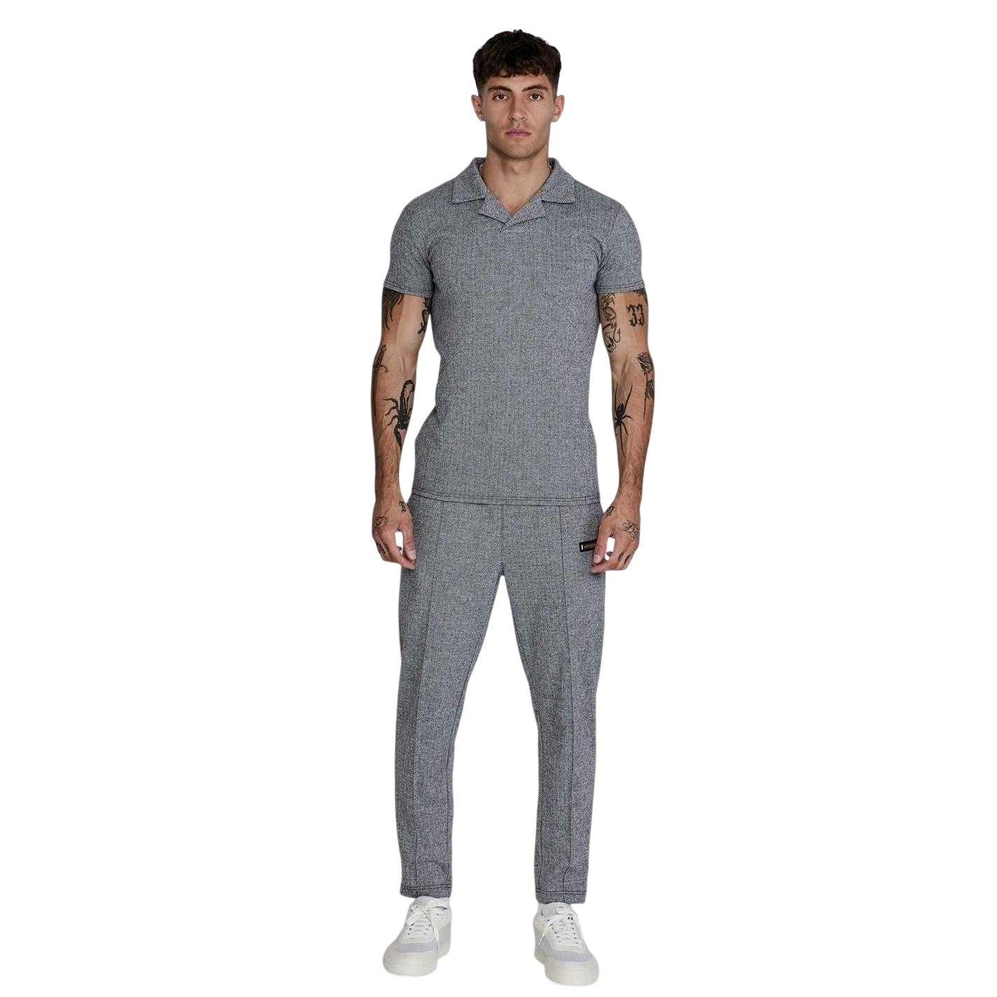 Grey - Side - SikSilk Mens Joggers