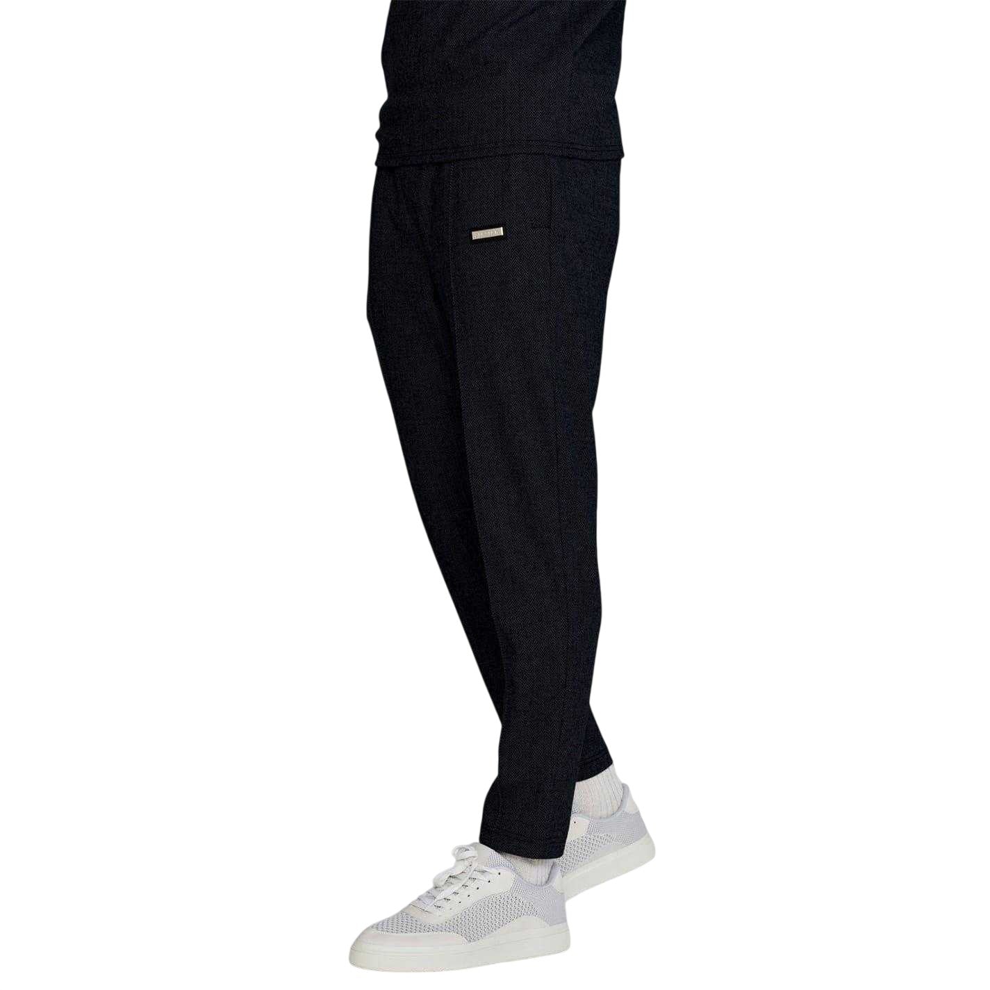 Black - Front - SikSilk Mens Joggers