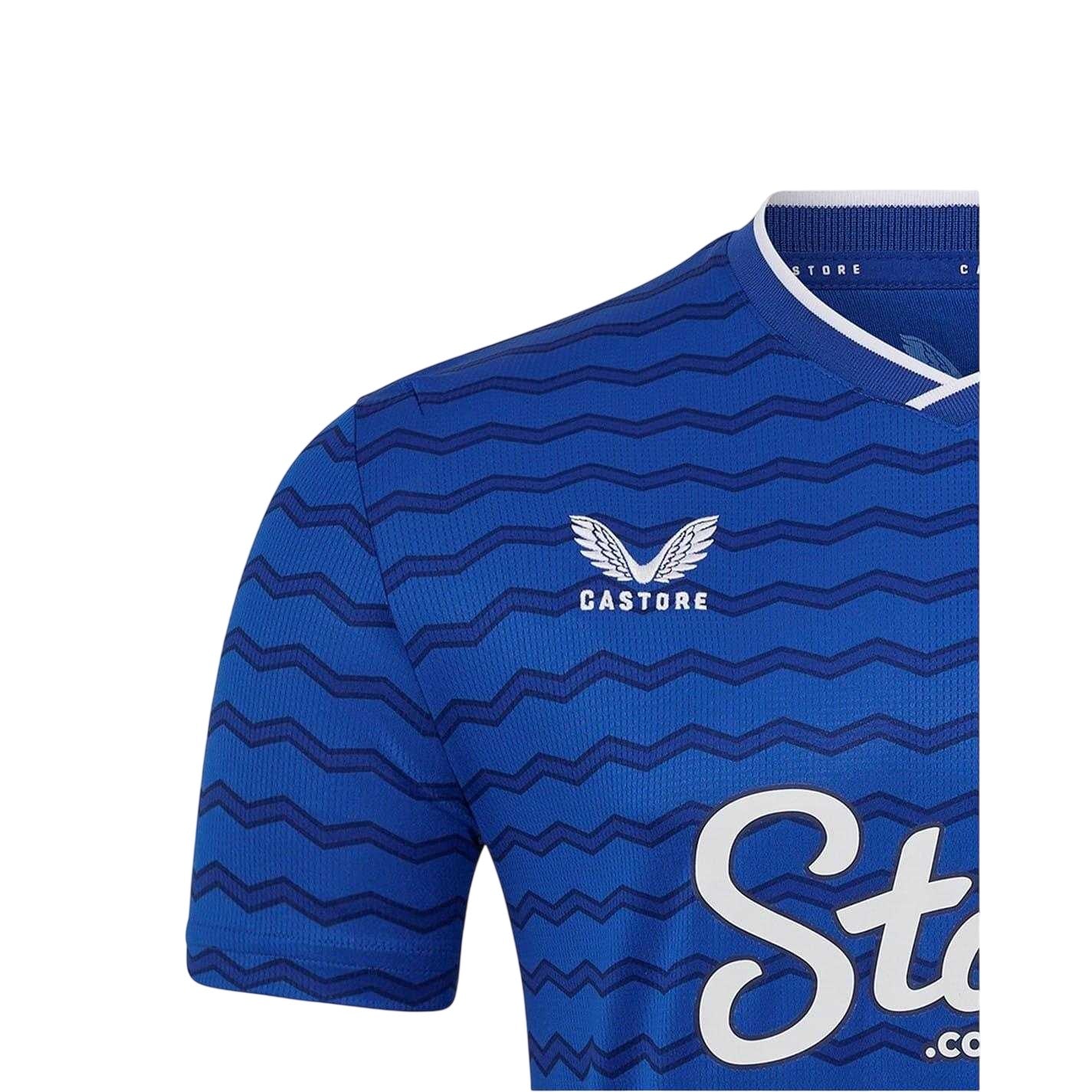 Blue - Lifestyle - Castore Childrens-Kids 2025-2026 Everton FC Football Shirt
