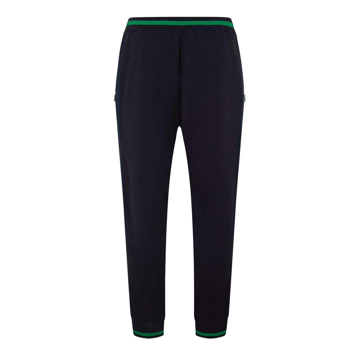 Dark Blue - Back - Boss Mens Stripe Detail Slim Joggers