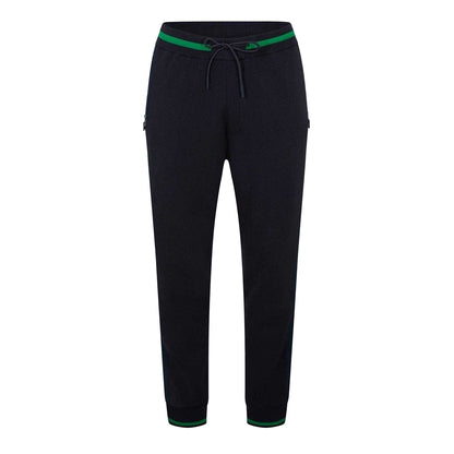 Dark Blue - Front - Boss Mens Stripe Detail Slim Joggers