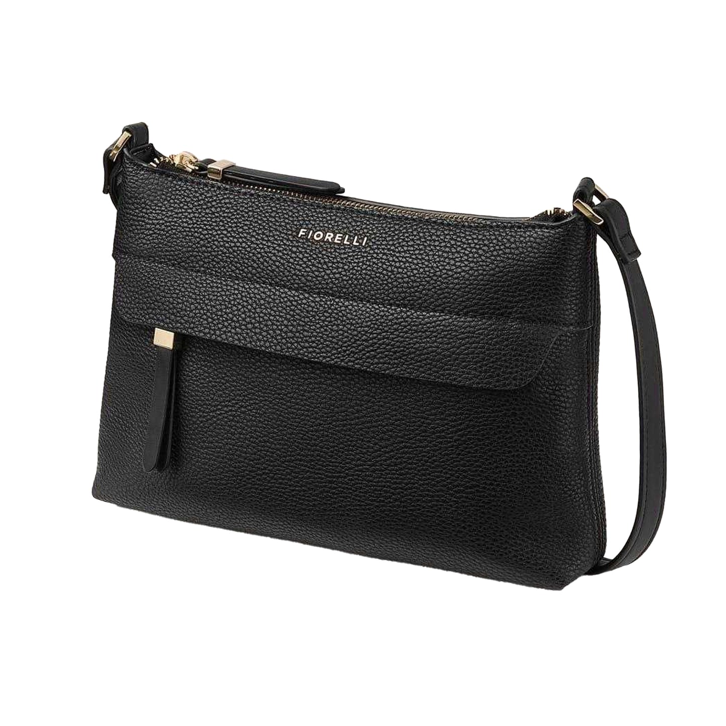 Black - Side - Fiorelli Faux Leather Crossbody Bag