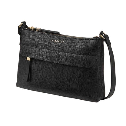 Black - Side - Fiorelli Faux Leather Crossbody Bag