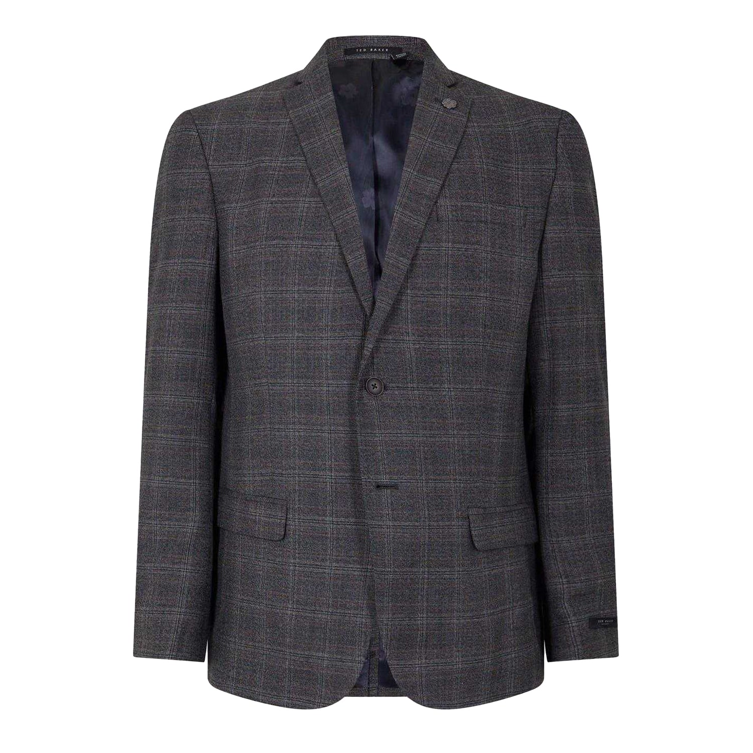 Grey - Front - Ted Baker Mens Suit Jacket
