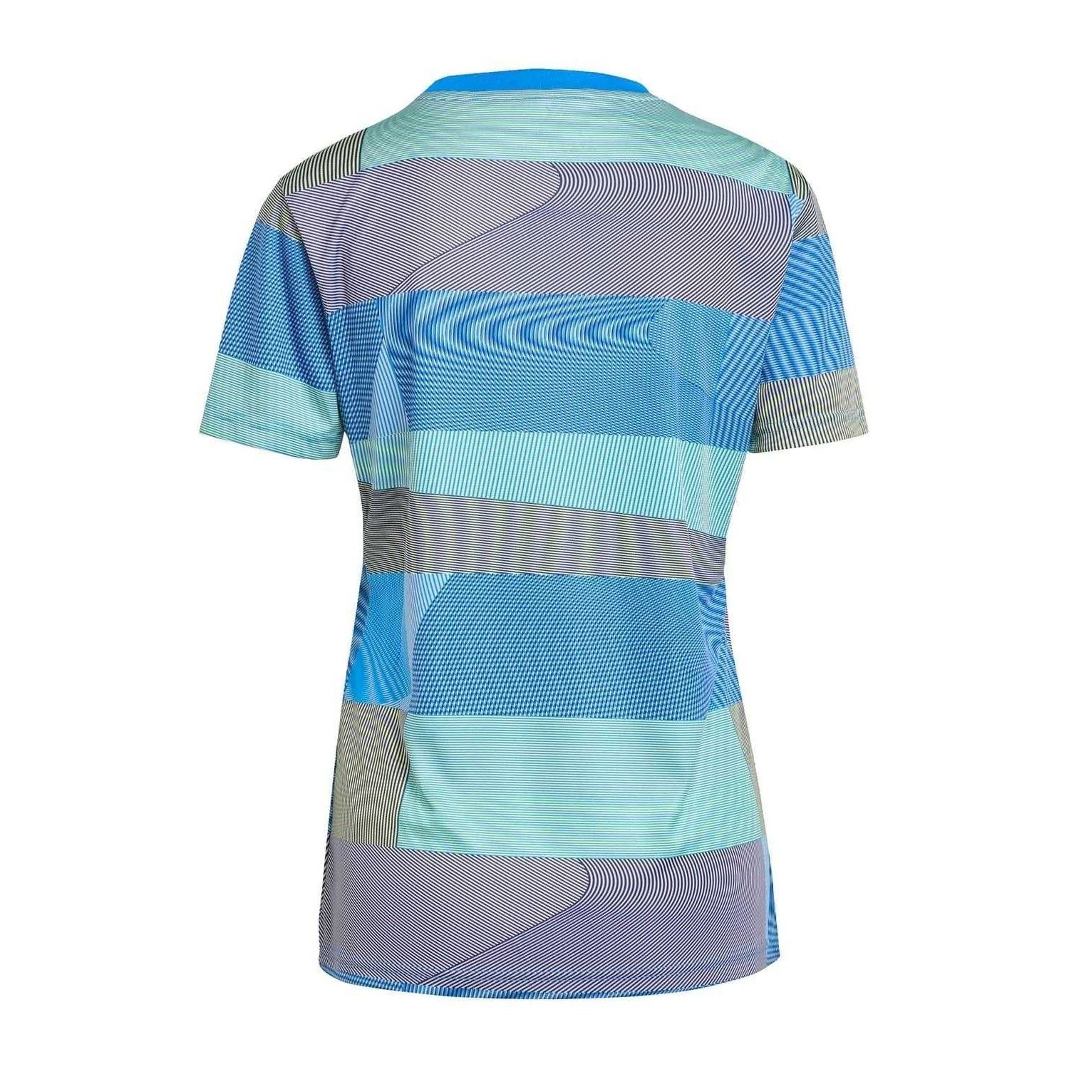 Blue - Back - Adidas Womens-Ladies Pre-Match Real Madrid CF Football Jersey