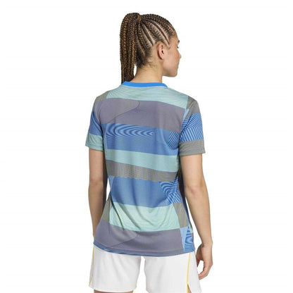 Blue - Lifestyle - Adidas Womens-Ladies Pre-Match Real Madrid CF Football Jersey