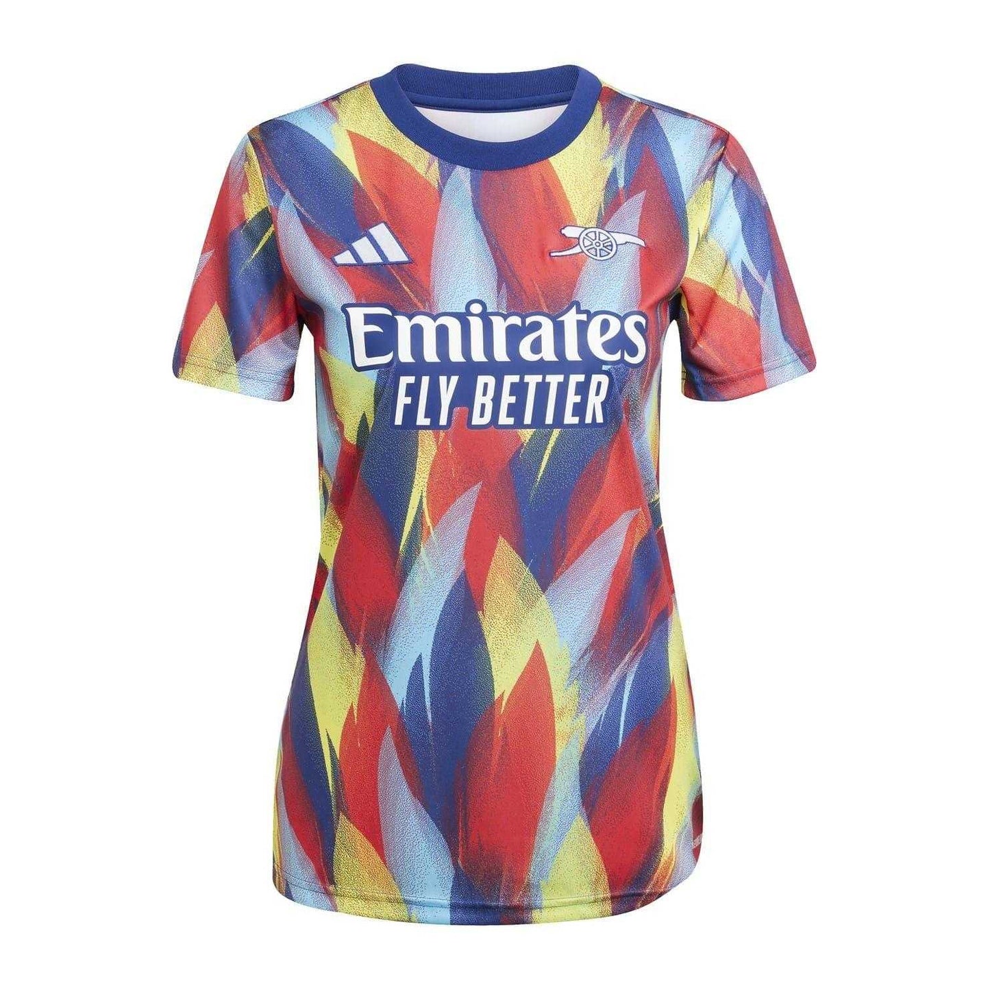 Blue - Front - Adidas Womens-Ladies 25-26 Arsenal FC Match Football Shirt