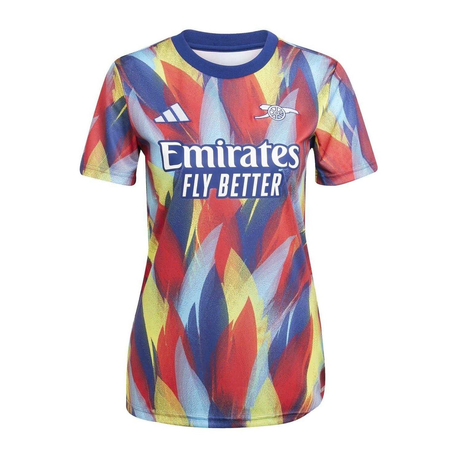Blue - Front - Adidas Womens-Ladies 25-26 Arsenal FC Match Football Shirt