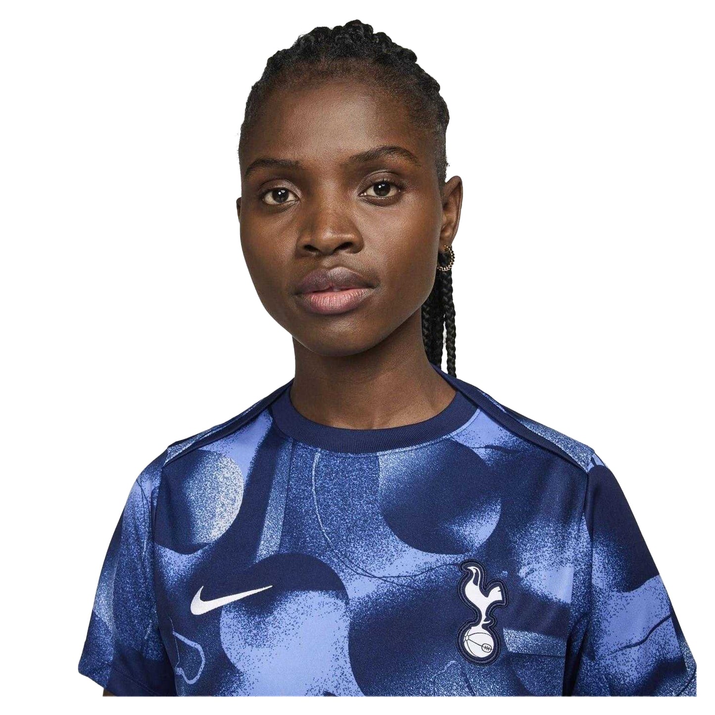 Blue - Side - Nike Womens-Ladies Academy Pro Tottenham Hotspur FC Football Shirt