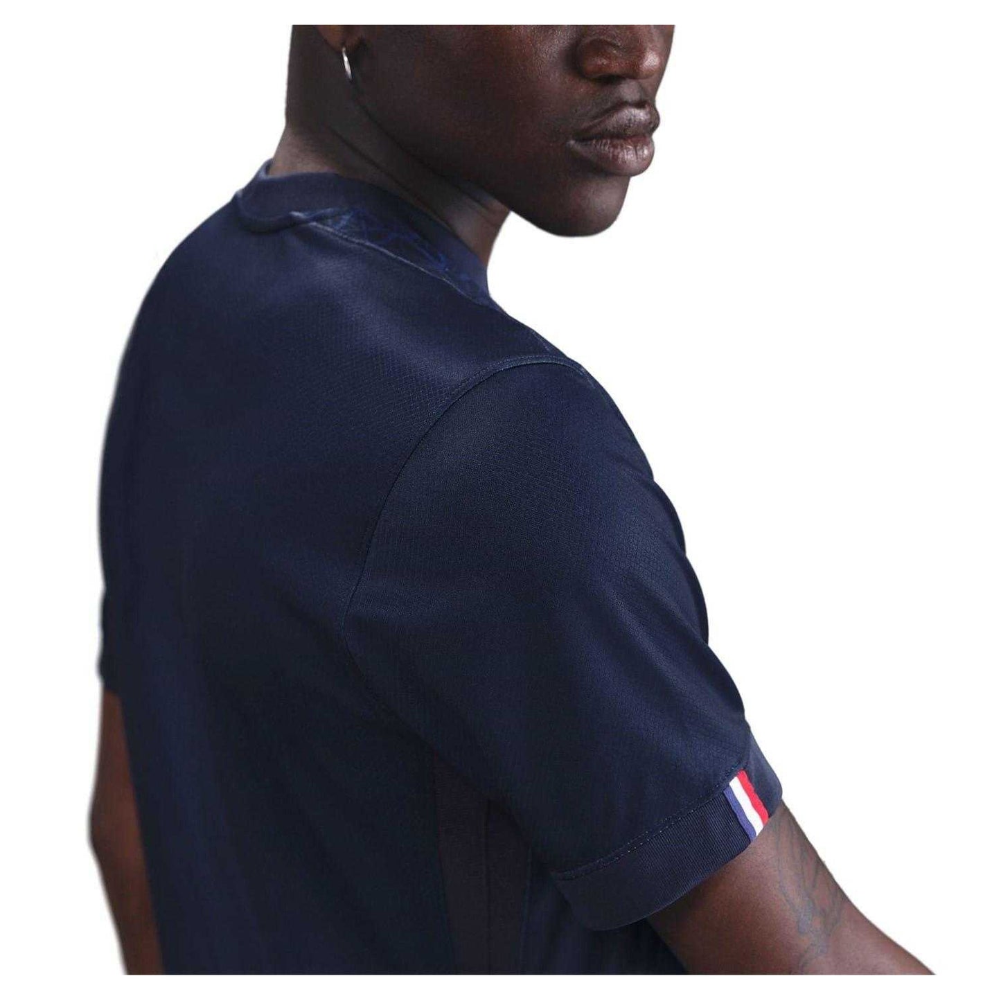 Midnight Navy - Side - Nike Unisex Adult 2025-2026 Paris Saint Germain FC Football Shirt