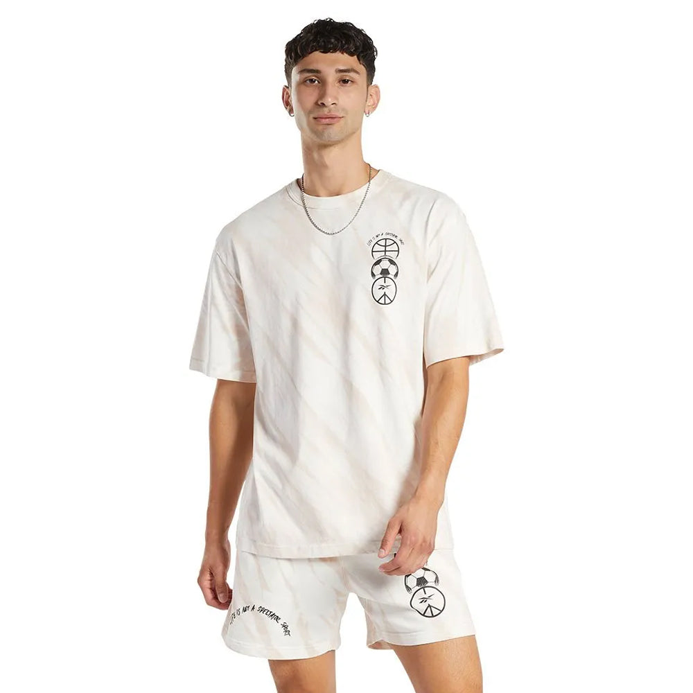 Black-White - Lifestyle - Reebok Mens Block Party T-Shirt