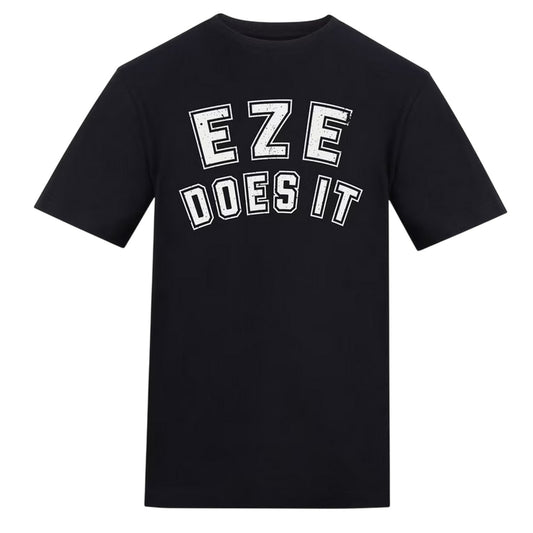 Black - Front - AWD Unisex Adult Eze Does It Football T-Shirt