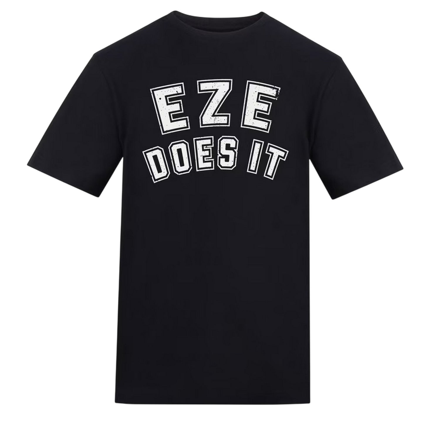 Black - Front - AWD Unisex Adult Eze Does It Football T-Shirt