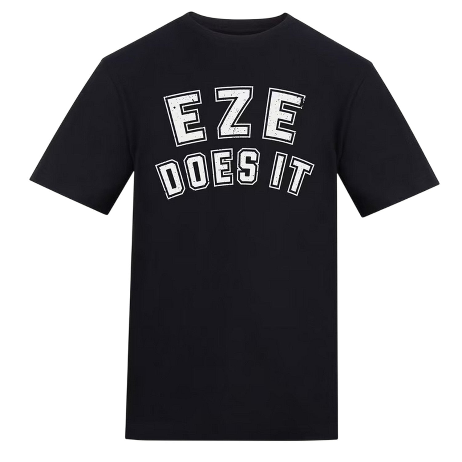 Black - Front - AWD Unisex Adult Eze Does It Football T-Shirt