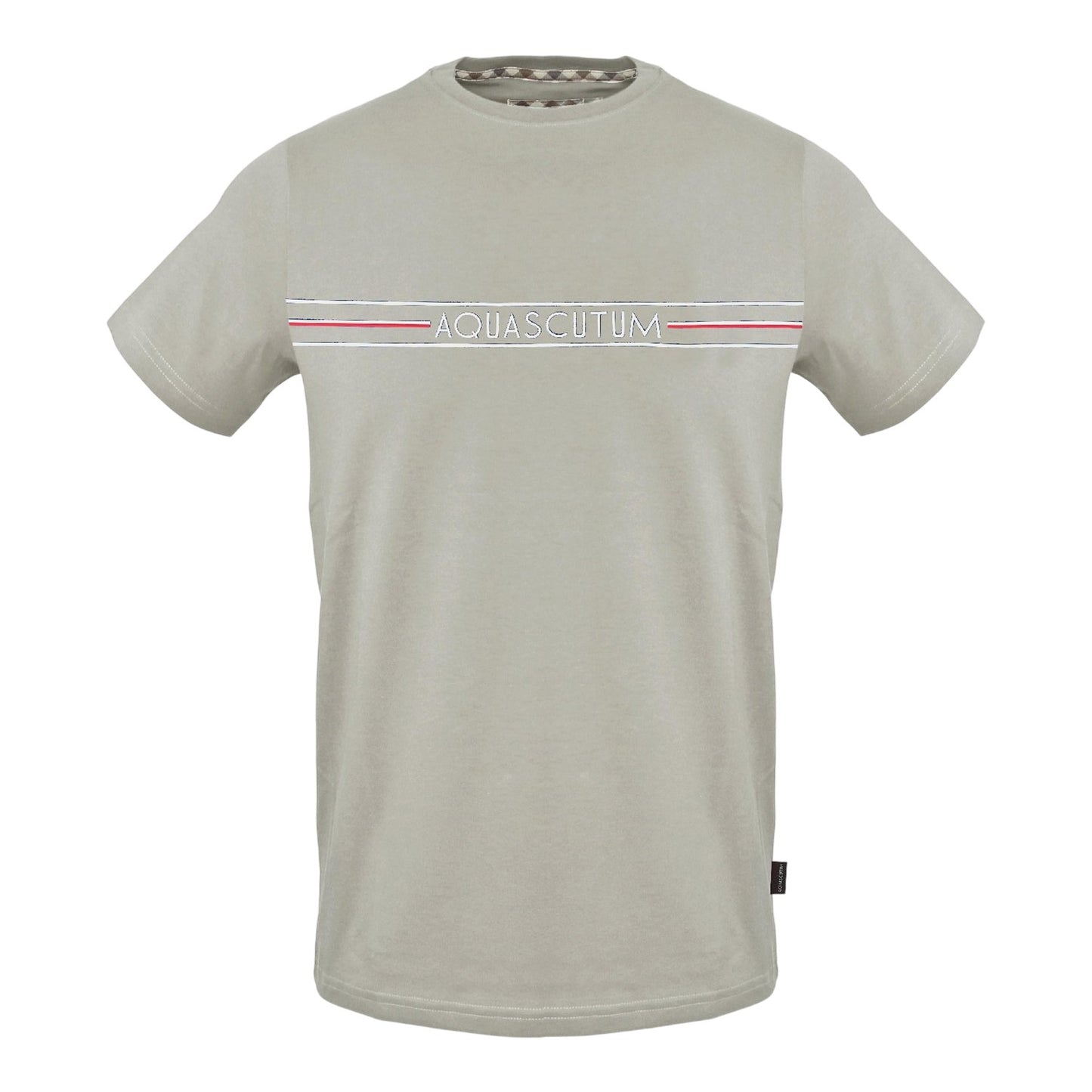 Grey - Front - Peaceful Hooligan Mens Duke Logo T-Shirt