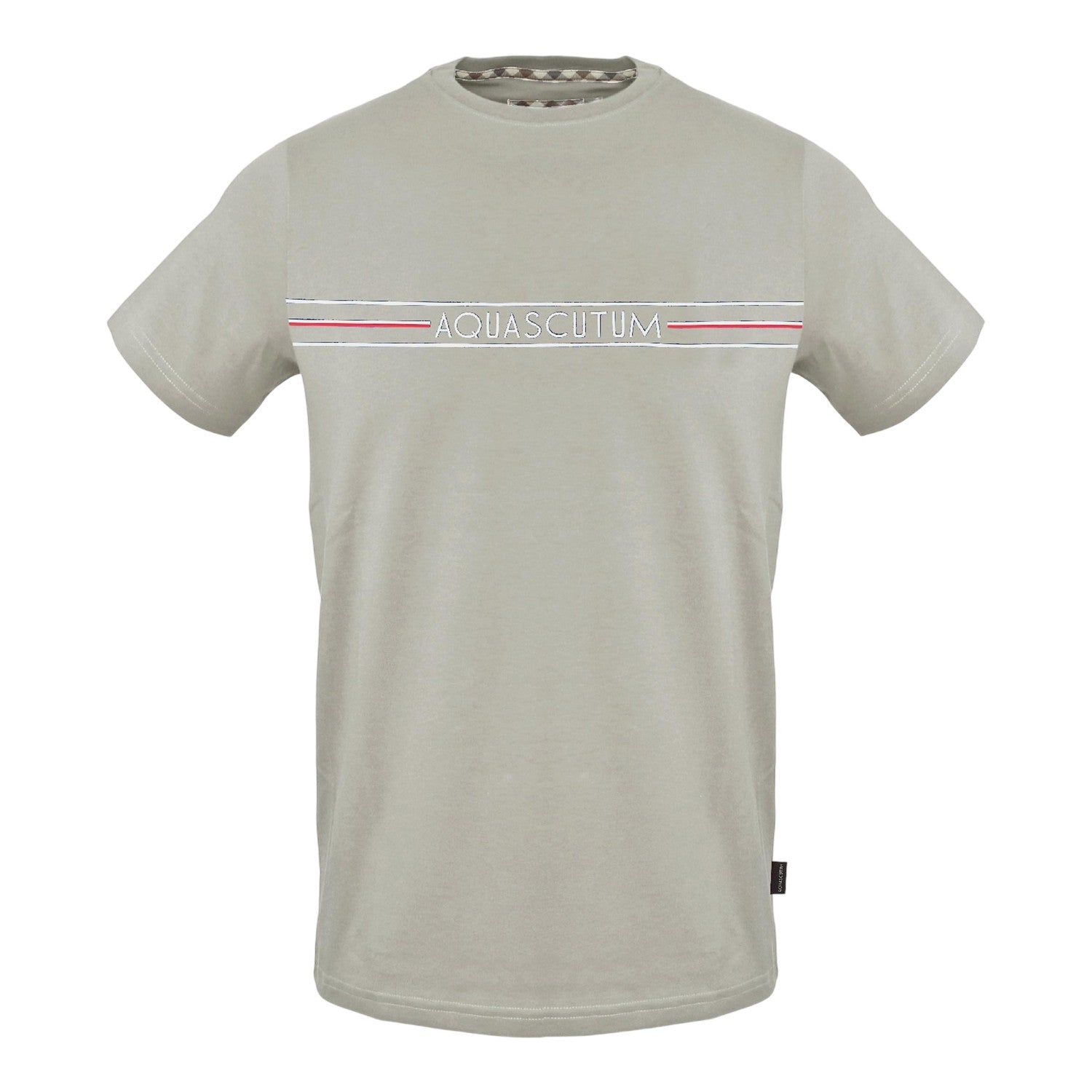 Grey - Front - Peaceful Hooligan Mens Duke Logo T-Shirt