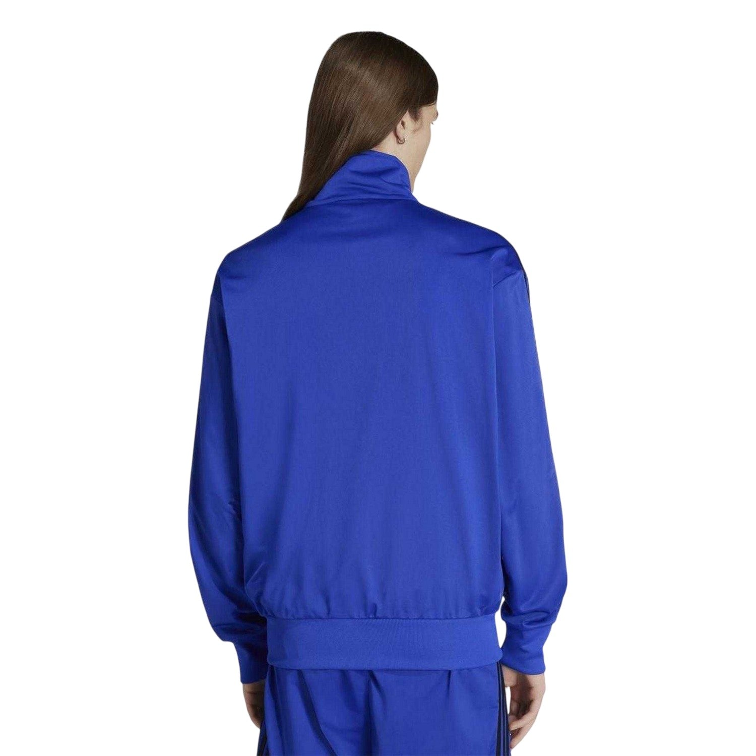 Blue - Back - Adidas Mens Firebird 3 Stripes Track Top