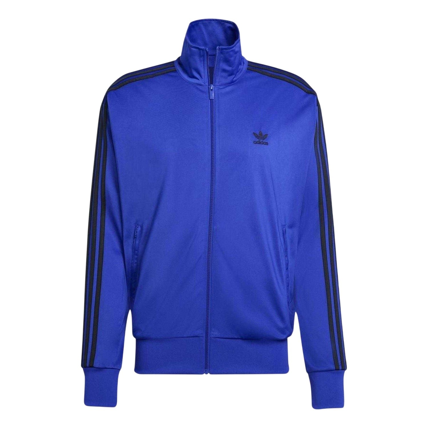 Blue - Front - Adidas Mens Firebird 3 Stripes Track Top